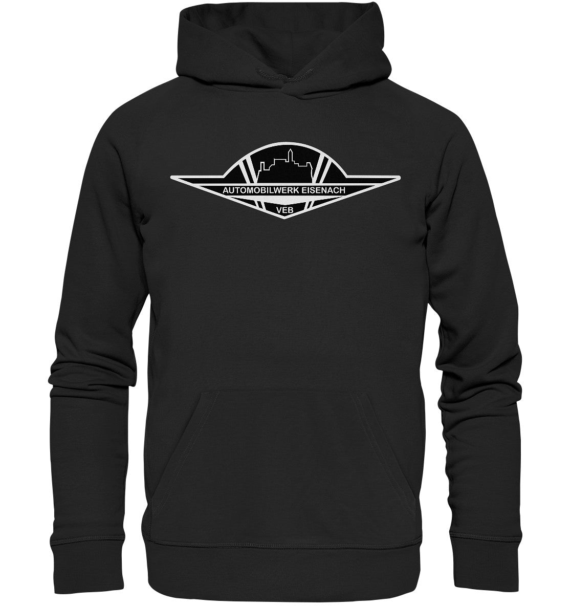 PREMIUM ORGANIC HOODIE UNISEX • AUTOMOBILWERK EISENACH - monochrom