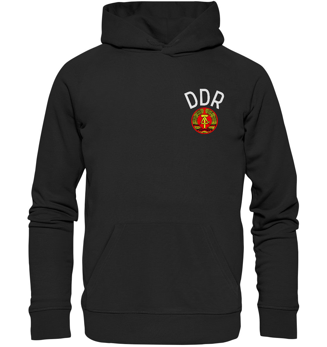 PREMIUM ORGANIC HOODIE UNISEX • DDR SPORT TRIKOT