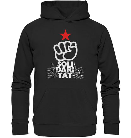 PREMIUM ORGANIC HOODIE UNISEX • INTERNATIONALE SOLIDARITÄT