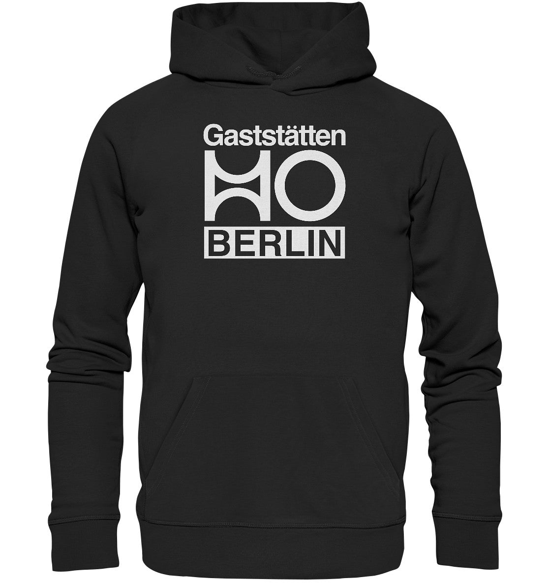 PREMIUM ORGANIC HOODIE UNISEX • HO GASTSTÄTTEN BERLIN