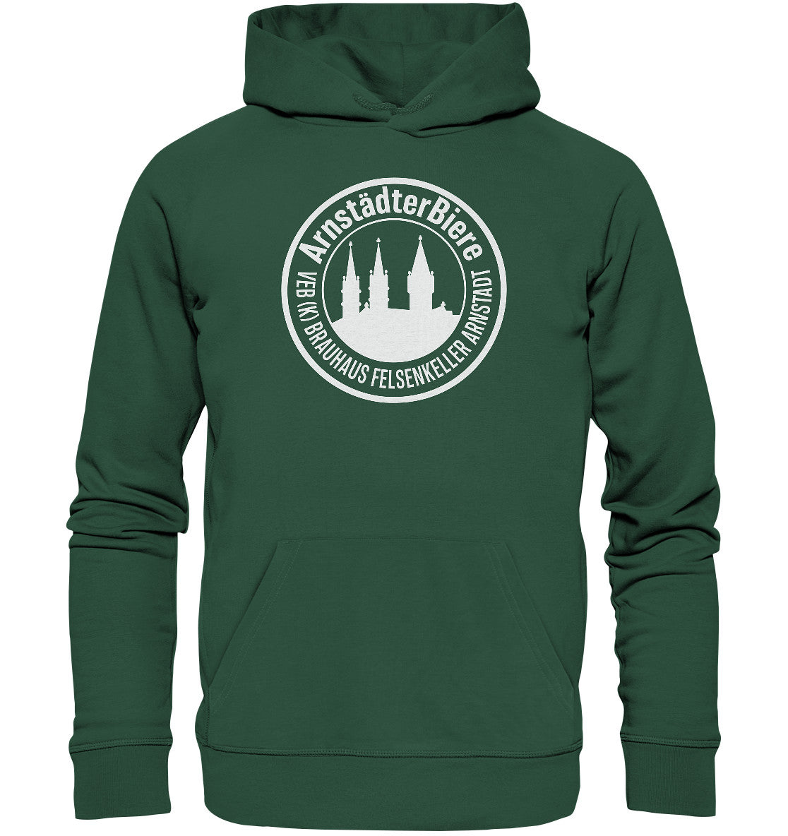 PREMIUM ORGANIC HOODIE UNISEX • VEB BRAUHAUS FELSENKELLER ARNSTADT