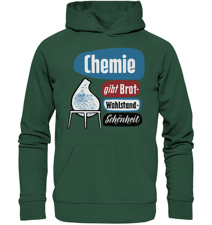 PREMIUM ORGANIC HOODIE UNISEX • CHEMIE GIBT BROT - LEUNA-WERKE