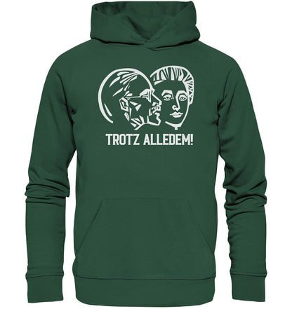 PREMIUM ORGANIC HOODIE UNISEX • DDR STAATSRATSGEBÄUDE - TROTZ ALLEDEM!