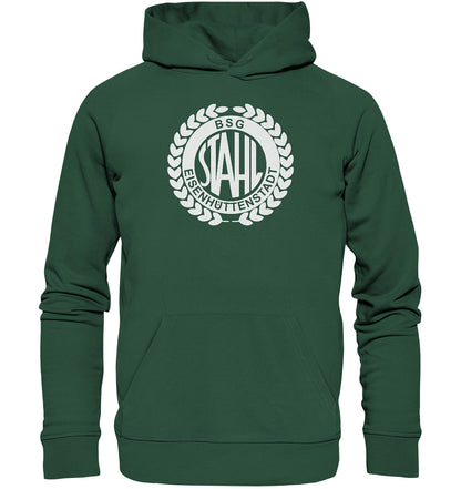 PREMIUM ORGANIC HOODIE UNISEX • BSG EISENHÜTTENSTADT - DUNKEL