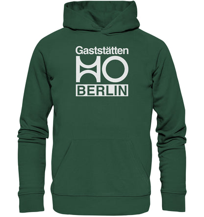 PREMIUM ORGANIC HOODIE UNISEX • HO GASTSTÄTTEN BERLIN