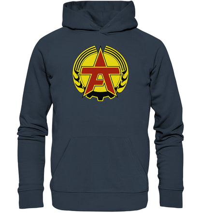 PREMIUM ORGANIC HOODIE UNISEX • ARBEITERFESTSPIELE - FARBIG