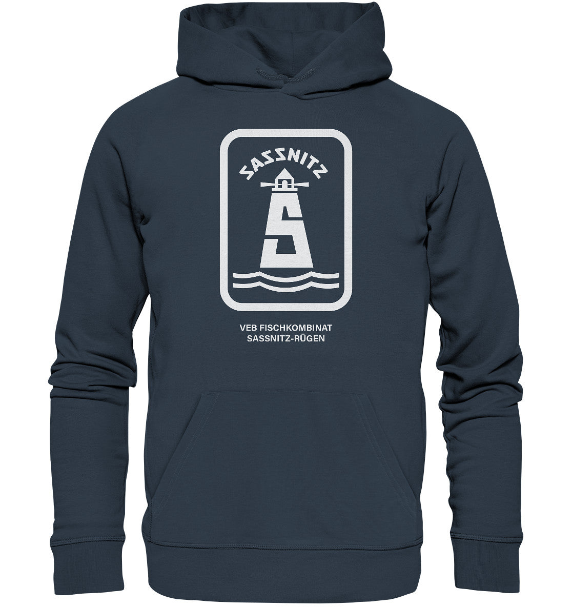 PREMIUM ORGANIC HOODIE UNISEX • VEB FISCHKOMBINAT SASSNITZ-RÜGEN