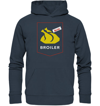 PREMIUM ORGANIC HOODIE UNISEX • BROILER LOGO