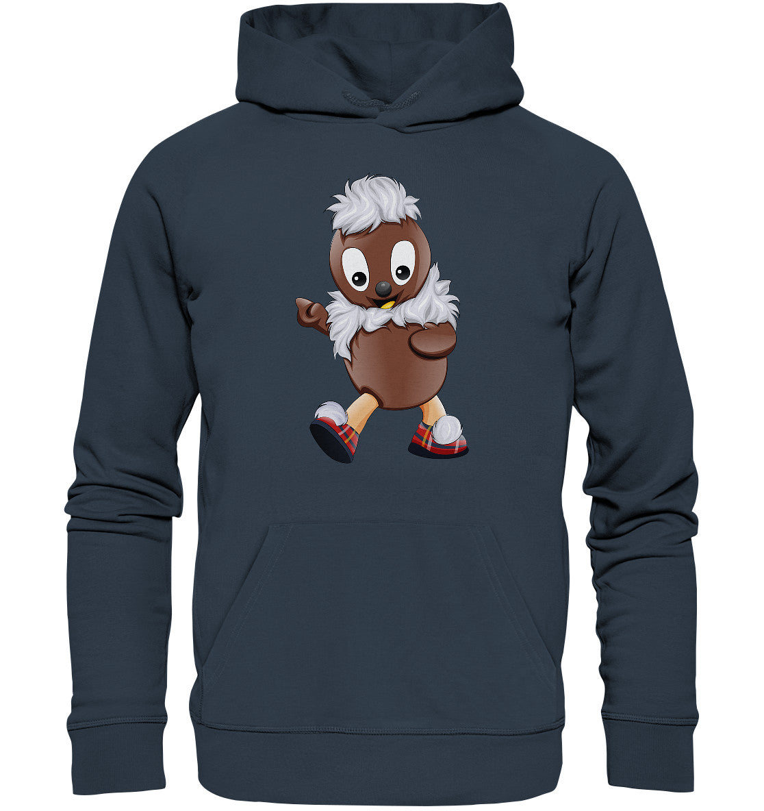 PREMIUM ORGANIC HOODIE UNISEX • UNSER SANDMÄNNCHEN - PITTIPLATSCH MACHT LAUNE