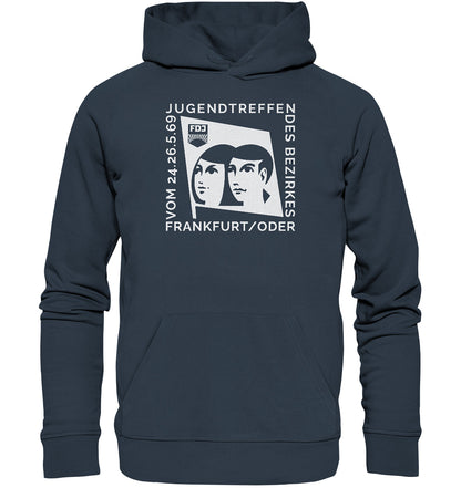 PREMIUM ORGANIC HOODIE UNISEX • FDJ JUGENDTREFFEN FRANKFURT ODER - 1969