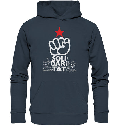 PREMIUM ORGANIC HOODIE UNISEX • INTERNATIONALE SOLIDARITÄT