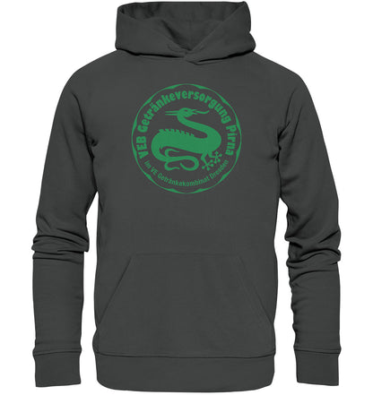 PREMIUM ORGANIC HOODIE UNISEX • VEB GETRÄNKEVERSORGUNG PIRNA, KOMBINAT DRESDEN