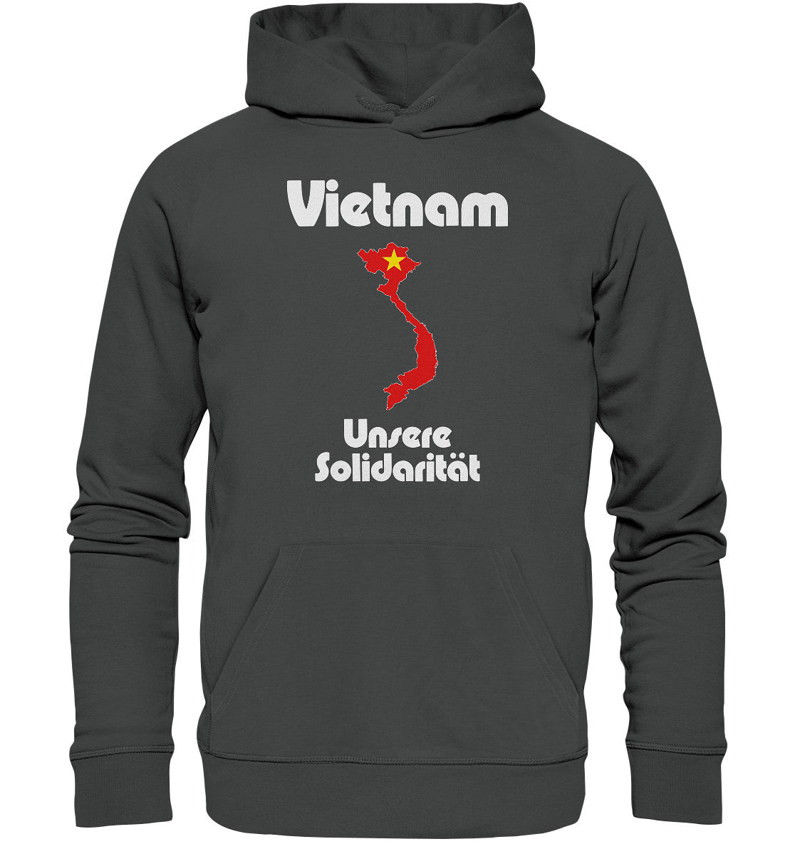 PREMIUM ORGANIC HOODIE UNISEX • SOLIDARITÄT MIT VIETNAM