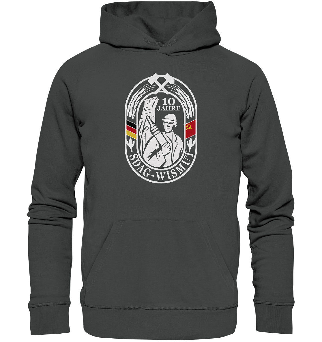 PREMIUM ORGANIC HOODIE UNISEX • 10 JAHRE SDAG WISMUT