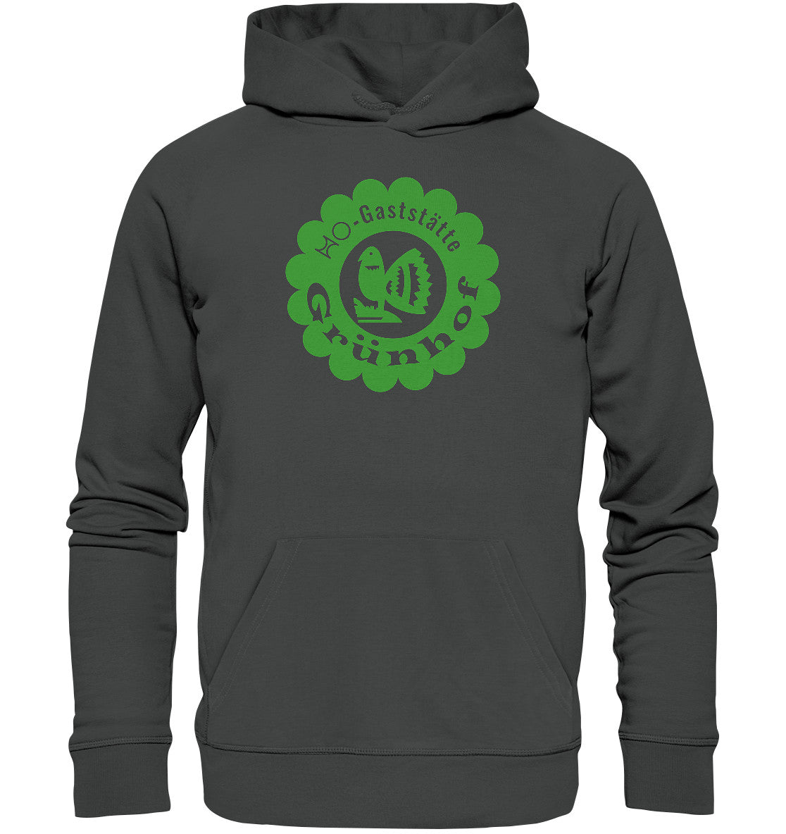 PREMIUM ORGANIC HOODIE UNISEX • HO GASTSTÄTTE GRÜNHOF