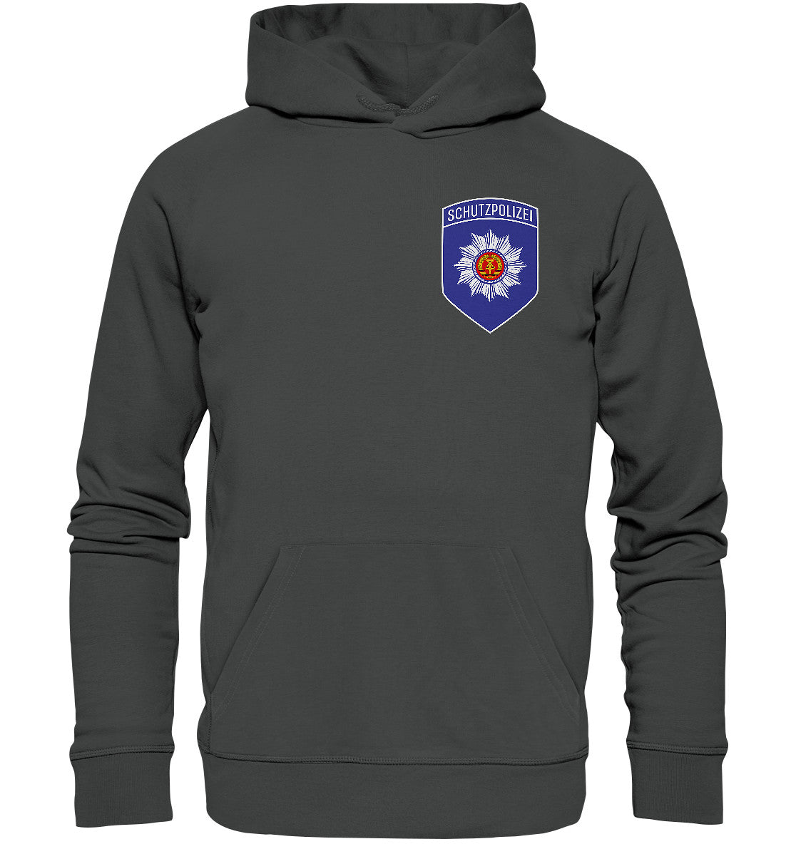 PREMIUM ORGANIC HOODIE UNISEX • ZK - ZENTRALE KRÄFTE SCHUTZPOLIZEI