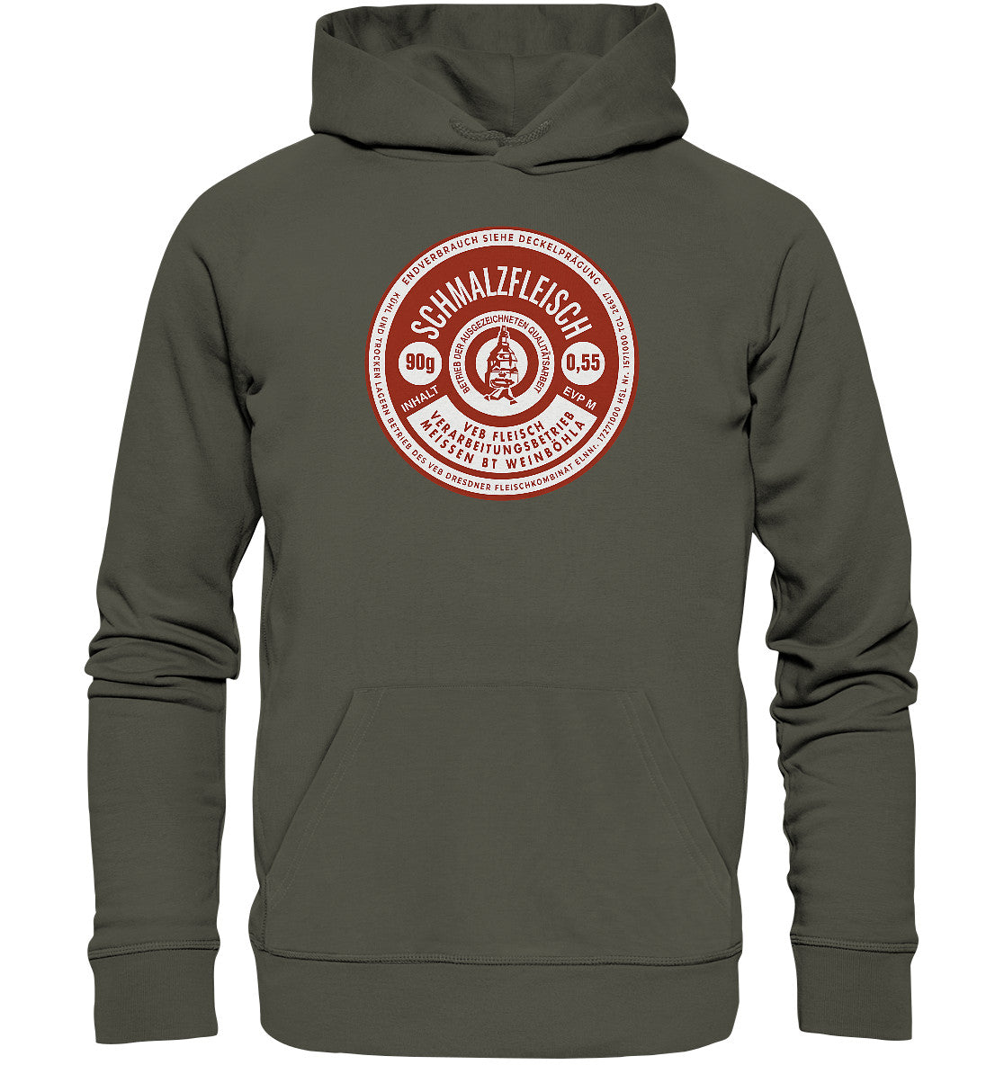 PREMIUM ORGANIC HOODIE UNISEX • SCHMALZFLEISCH - VEB FLEISCH MEISSEN