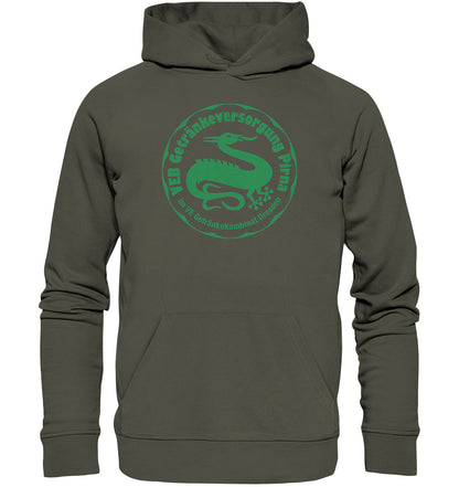 PREMIUM ORGANIC HOODIE UNISEX • VEB GETRÄNKEVERSORGUNG PIRNA, KOMBINAT DRESDEN