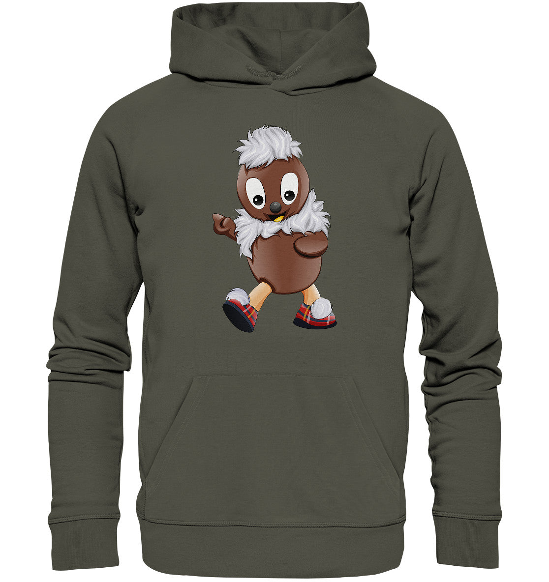 PREMIUM ORGANIC HOODIE UNISEX • UNSER SANDMÄNNCHEN - PITTIPLATSCH MACHT LAUNE