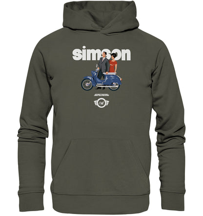 PREMIUM ORGANIC HOODIE UNISEX • SIMSON SCHWALBE - ORIGINAL WERBUNG 1964