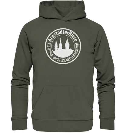 PREMIUM ORGANIC HOODIE UNISEX • VEB BRAUHAUS FELSENKELLER ARNSTADT