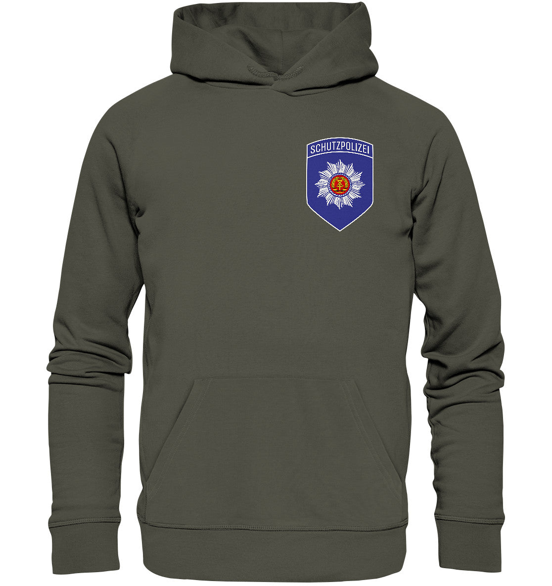 PREMIUM ORGANIC HOODIE UNISEX • ZK - ZENTRALE KRÄFTE SCHUTZPOLIZEI