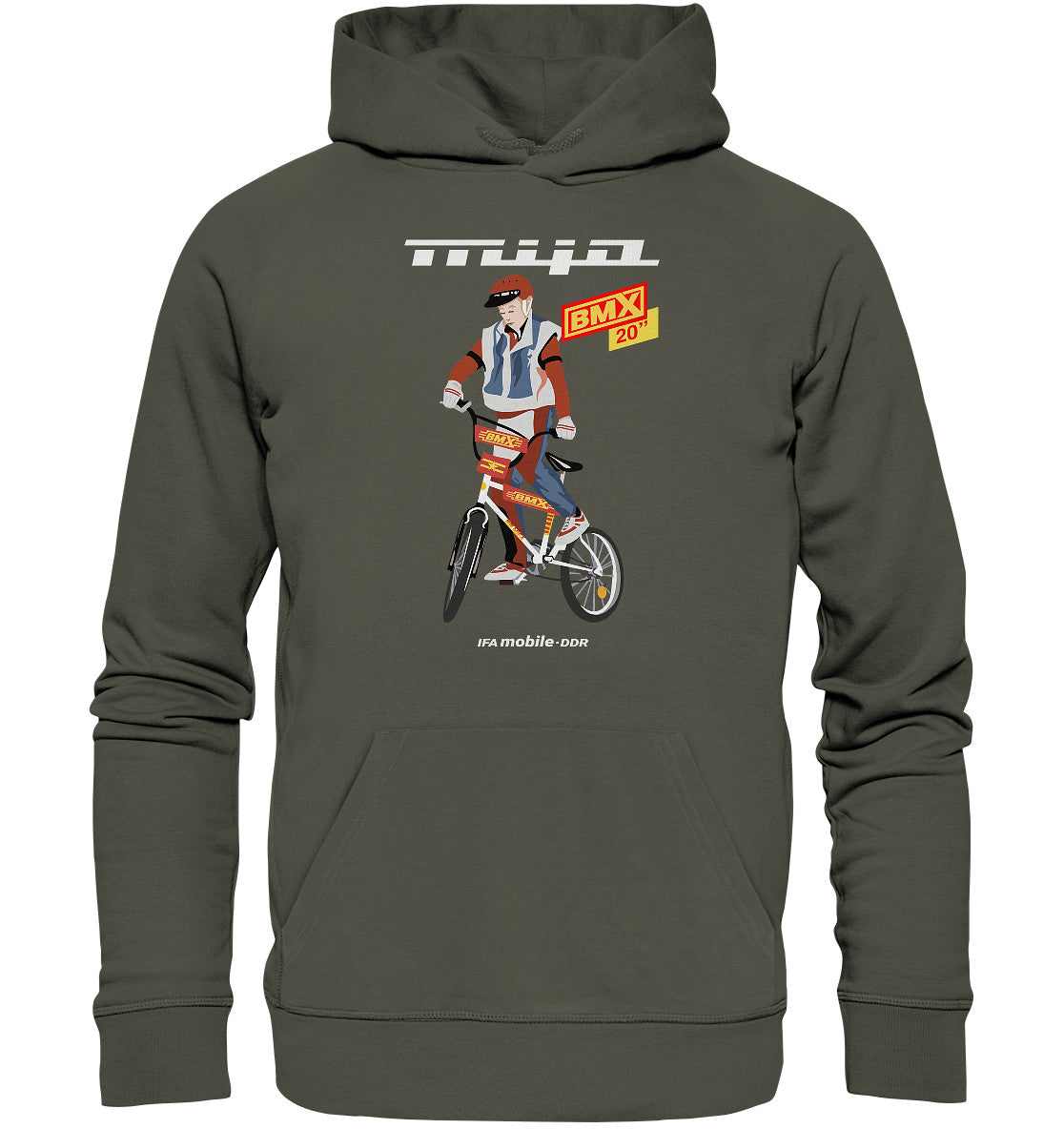 PREMIUM ORGANIC HOODIE UNISEX • MIFA BMX - ORIGINAL WERBUNG