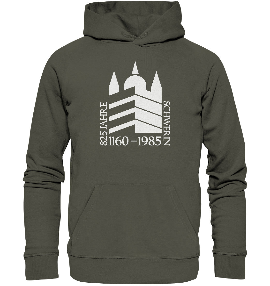 PREMIUM ORGANIC HOODIE UNISEX • 825 JAHRE SCHWERIN - 1985