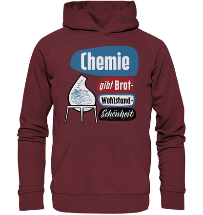 PREMIUM ORGANIC HOODIE UNISEX • CHEMIE GIBT BROT - LEUNA-WERKE