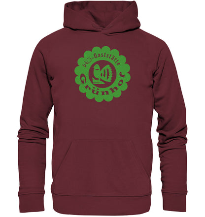 PREMIUM ORGANIC HOODIE UNISEX • HO GASTSTÄTTE GRÜNHOF