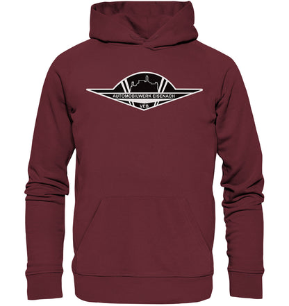 PREMIUM ORGANIC HOODIE UNISEX • AUTOMOBILWERK EISENACH - monochrom