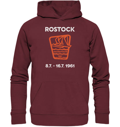 PREMIUM ORGANIC HOODIE UNISEX • OSTSEEWOCHE ROSTOCK 1961