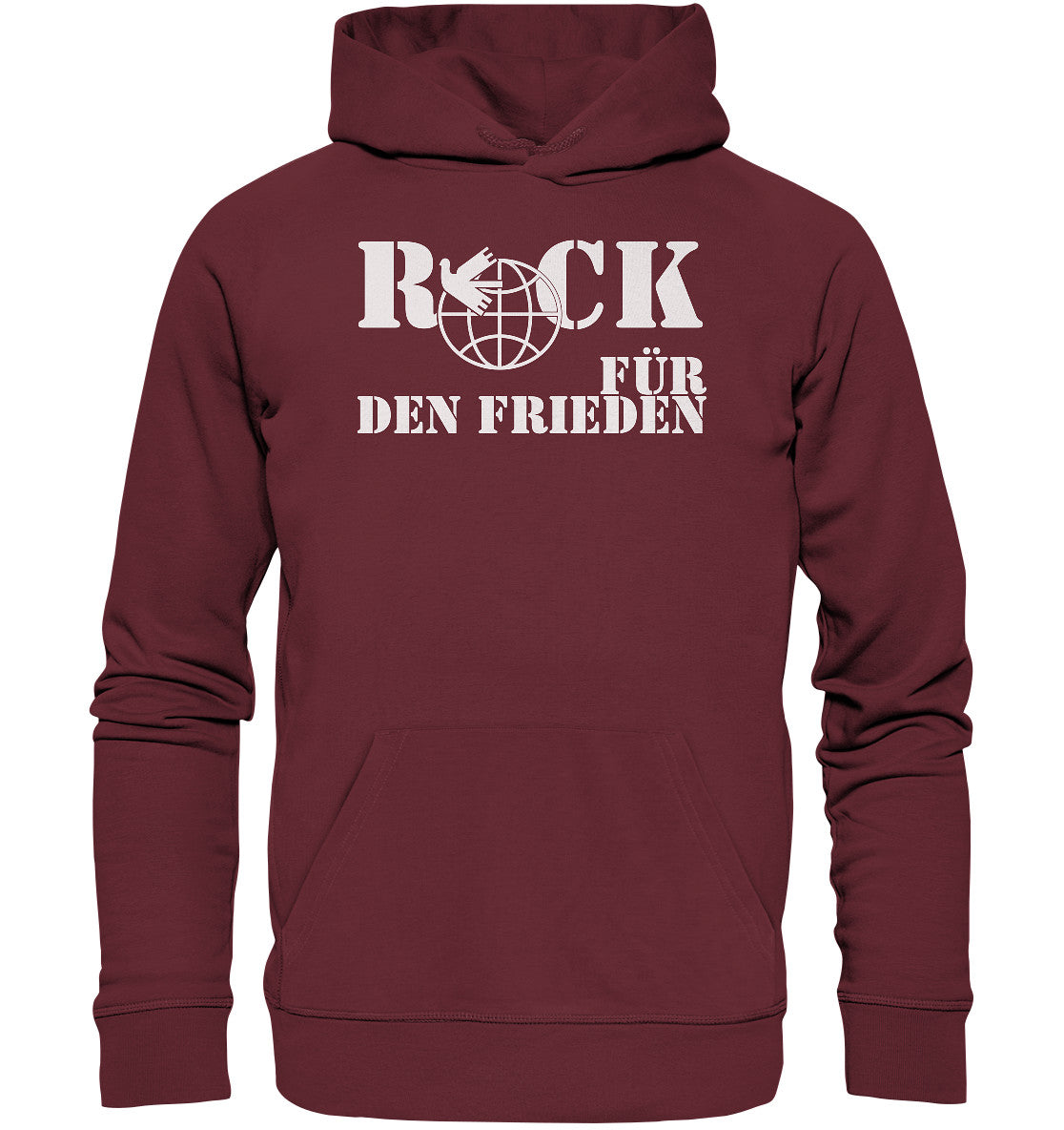 PREMIUM ORGANIC HOODIE UNISEX • ROCK FÜR DEN FRIEDEN - MUSIKFESTIVAL