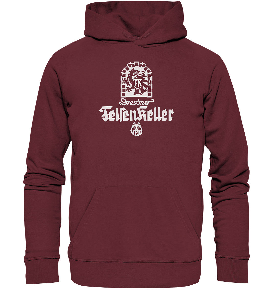 PREMIUM ORGANIC HOODIE UNISEX • VEB DRESDNER FELSENKELLER