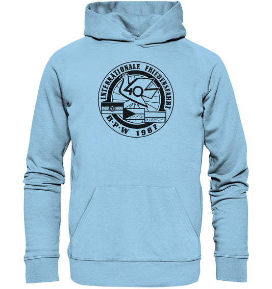 PREMIUM ORGANIC HOODIE UNISEX • INTERNATIONALE FRIEDENSFAHRT 1987