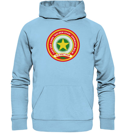 PREMIUM ORGANIC HOODIE UNISEX • VIETNAMESISCHE SALBE GOLDEN STAR