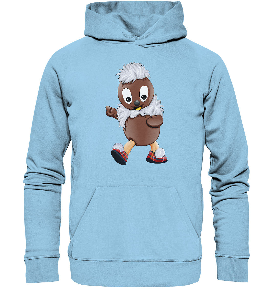 PREMIUM ORGANIC HOODIE UNISEX • UNSER SANDMÄNNCHEN - PITTIPLATSCH MACHT LAUNE