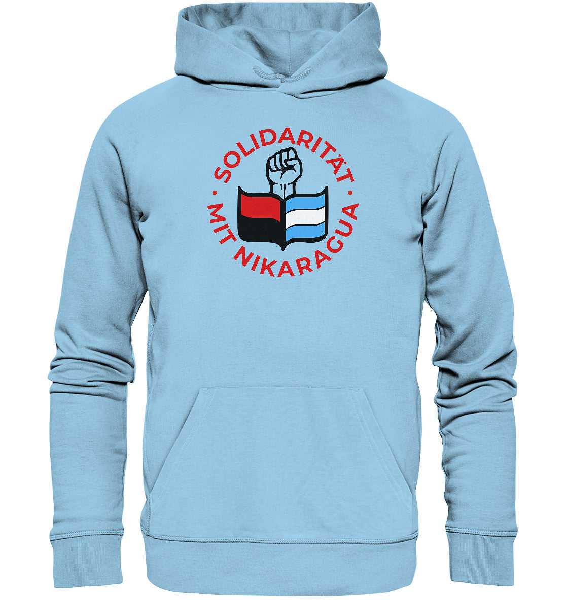 PREMIUM ORGANIC HOODIE UNISEX • SOLIDARITÄT MIT NIKARAGUA