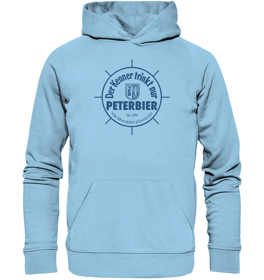 PREMIUM ORGANIC HOODIE UNISEX • PETERBIER - VEB BRAUEREI KÖNIGSEE