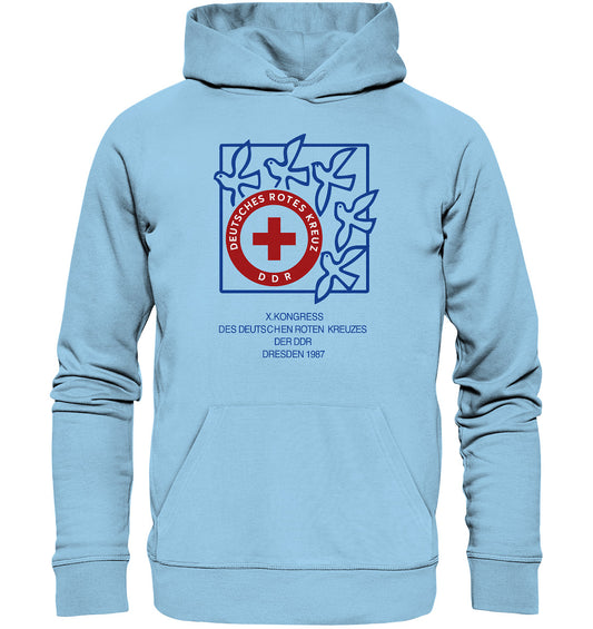 PREMIUM ORGANIC HOODIE UNISEX • 10. KONGRESS DES DRK DRESDEN 1987