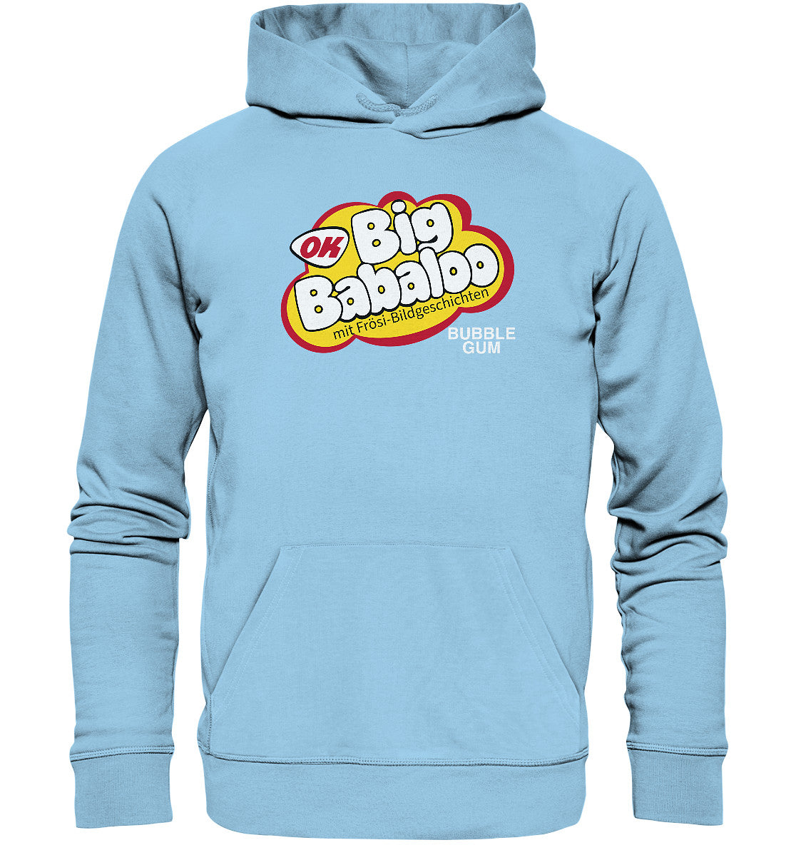 PREMIUM ORGANIC HOODIE UNISEX • BIG BABALOO - FRÖSI-KAUGUMMI