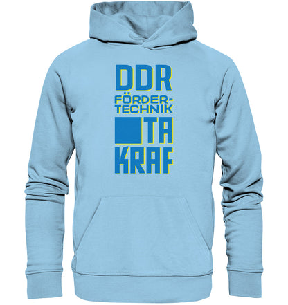 PREMIUM ORGANIC HOODIE UNISEX • DDR FÖRDERTECHNIK TAKRAF