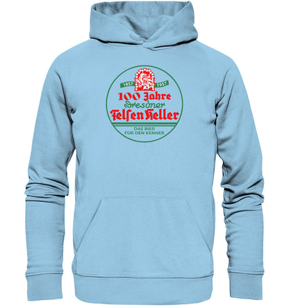 PREMIUM ORGANIC HOODIE UNISEX • 100 JAHRE DRESDNER FELSENKELLER BIER