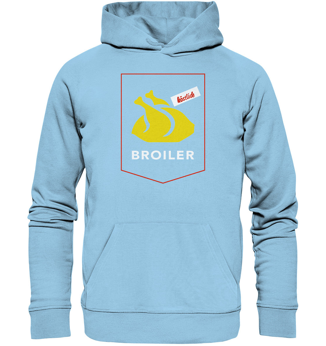 PREMIUM ORGANIC HOODIE UNISEX • BROILER LOGO