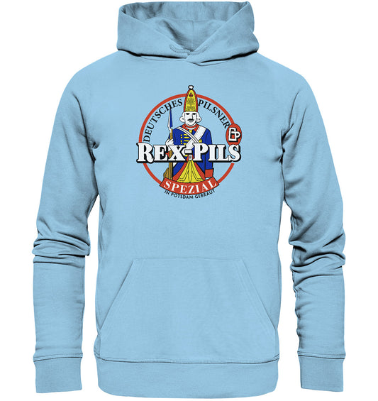 PREMIUM ORGANIC HOODIE UNISEX • REX PILS POTSDAM