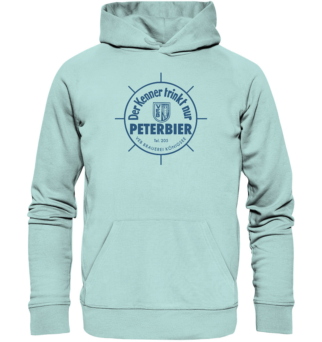 PREMIUM ORGANIC HOODIE UNISEX • PETERBIER - VEB BRAUEREI KÖNIGSEE