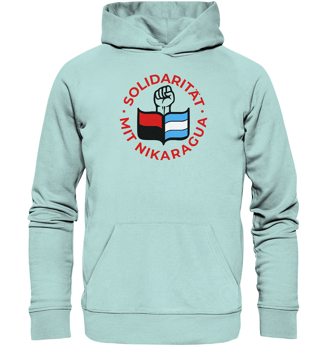 PREMIUM ORGANIC HOODIE UNISEX • SOLIDARITÄT MIT NIKARAGUA