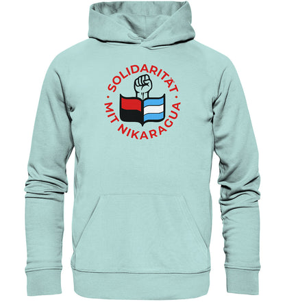 PREMIUM ORGANIC HOODIE UNISEX • SOLIDARITÄT MIT NIKARAGUA