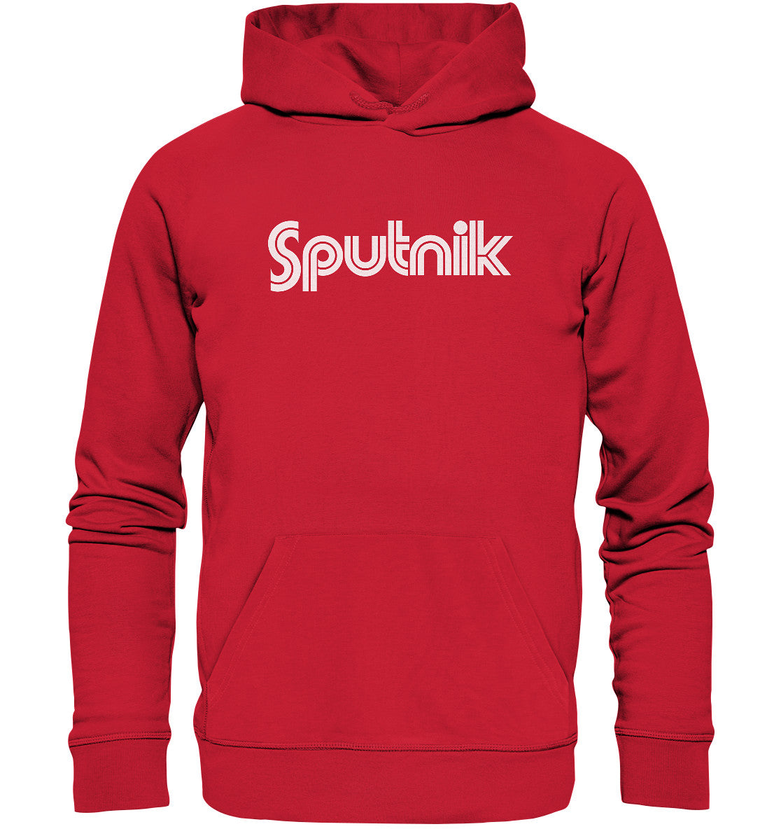 PREMIUM ORGANIC HOODIE UNISEX • SPUTNIK MAGAZIN - monochrom