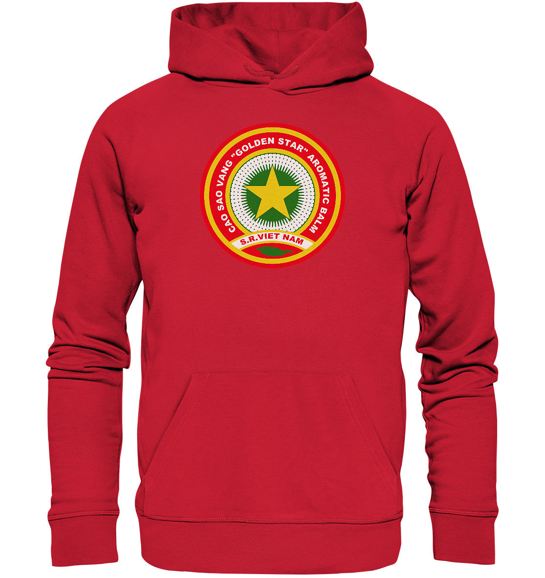 PREMIUM ORGANIC HOODIE UNISEX • VIETNAMESISCHE SALBE GOLDEN STAR